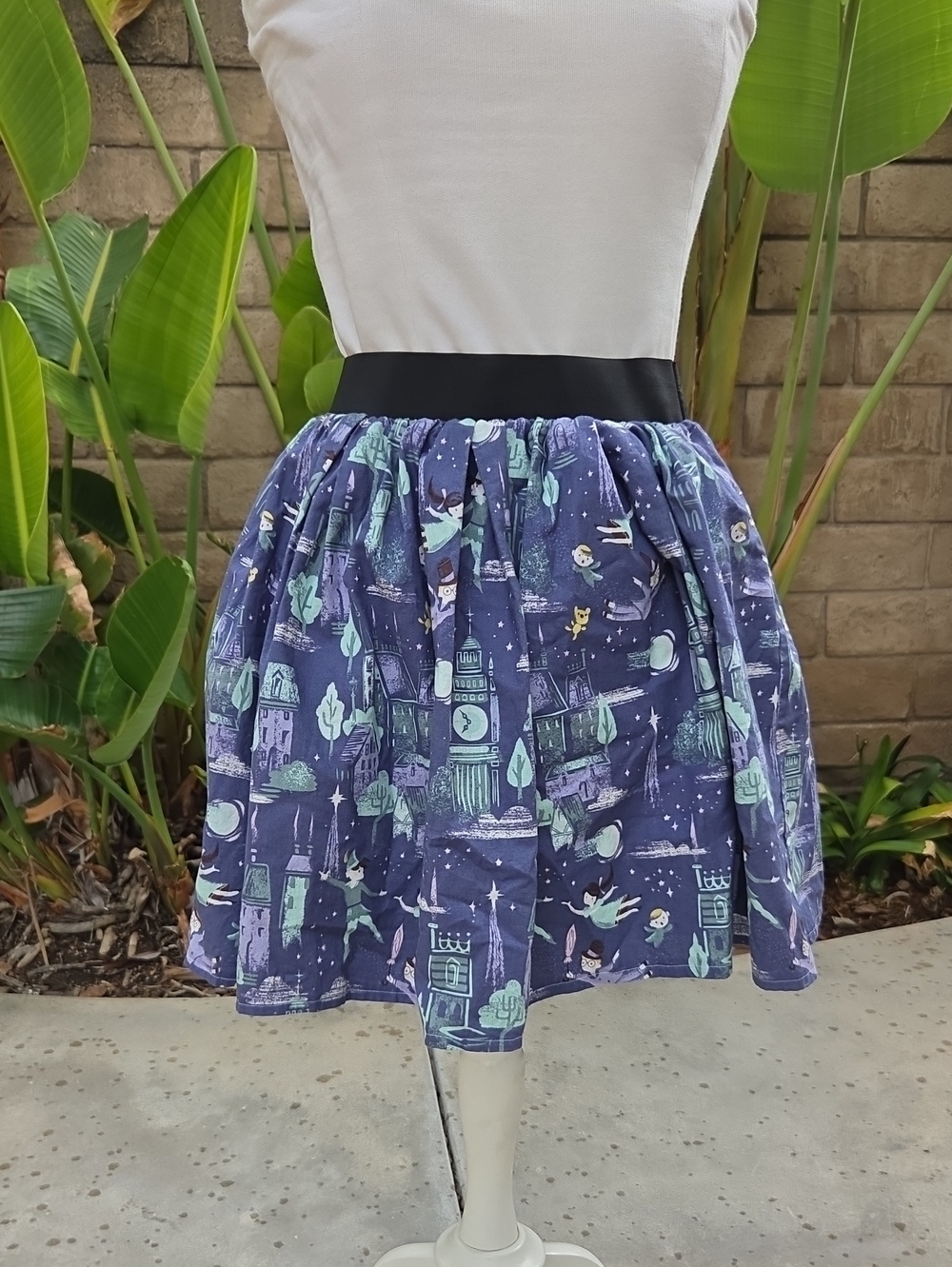 Disney Peter Pan Neverland Skater Skirt Small